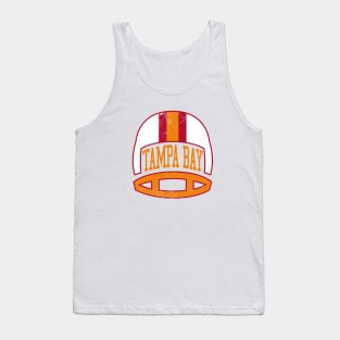 Tampa Bay Retro Helmet - White Tank Top